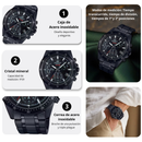 Reloj Casio Edifice  EFV-540DC-1AV Diseño Deportivo