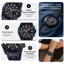 Reloj Casio Edifice  EFV-540DC-1BV Diseño Deportivo