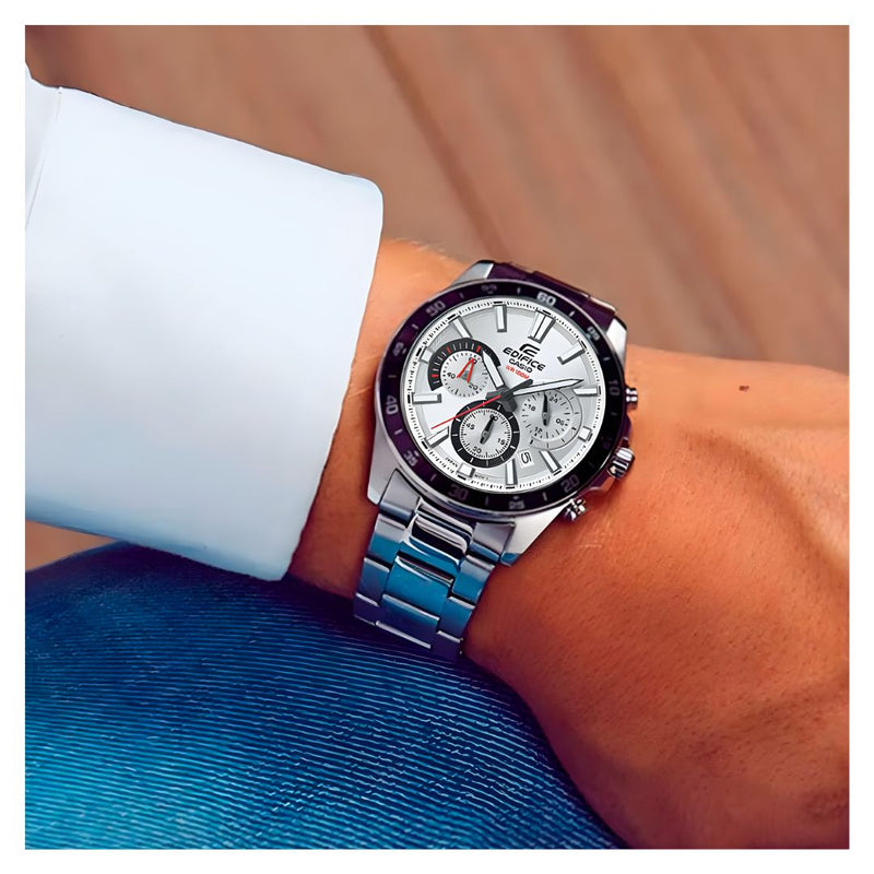 Reloj Casio Edifice EFV-570D-7A Diseño Deportivo