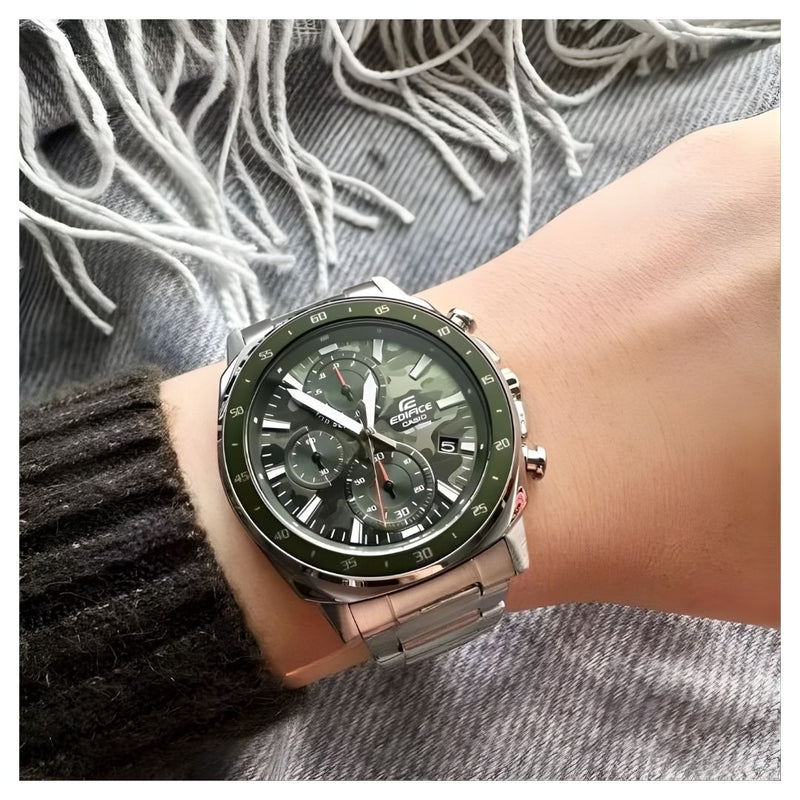 Reloj Casio EDIFICE EFV-600D-3C Diseño Deportivo