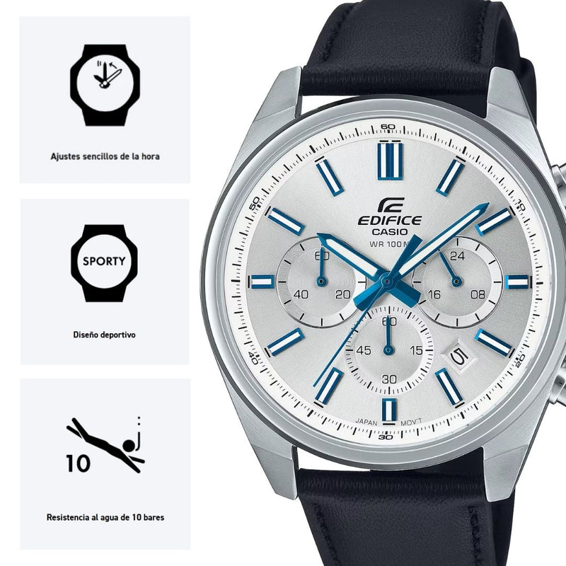 Reloj Casio Edifice EFV-650L-7A Diseño Deportivo
