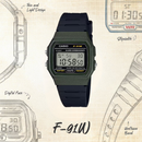 Reloj Casio F-91WM-3A Diseño Clásico
