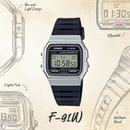 Reloj Casio  F-91WM-7A Diseño Clásico