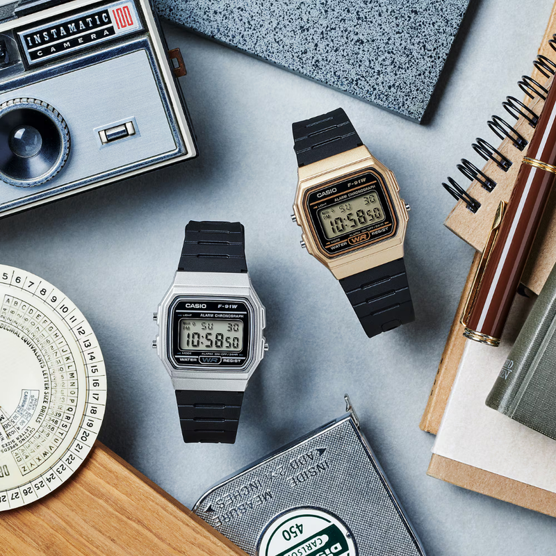 Reloj Casio  F-91WM-7A Diseño Clásico