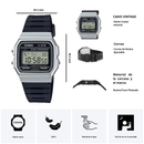 Reloj Casio  F-91WM-7A Diseño Clásico
