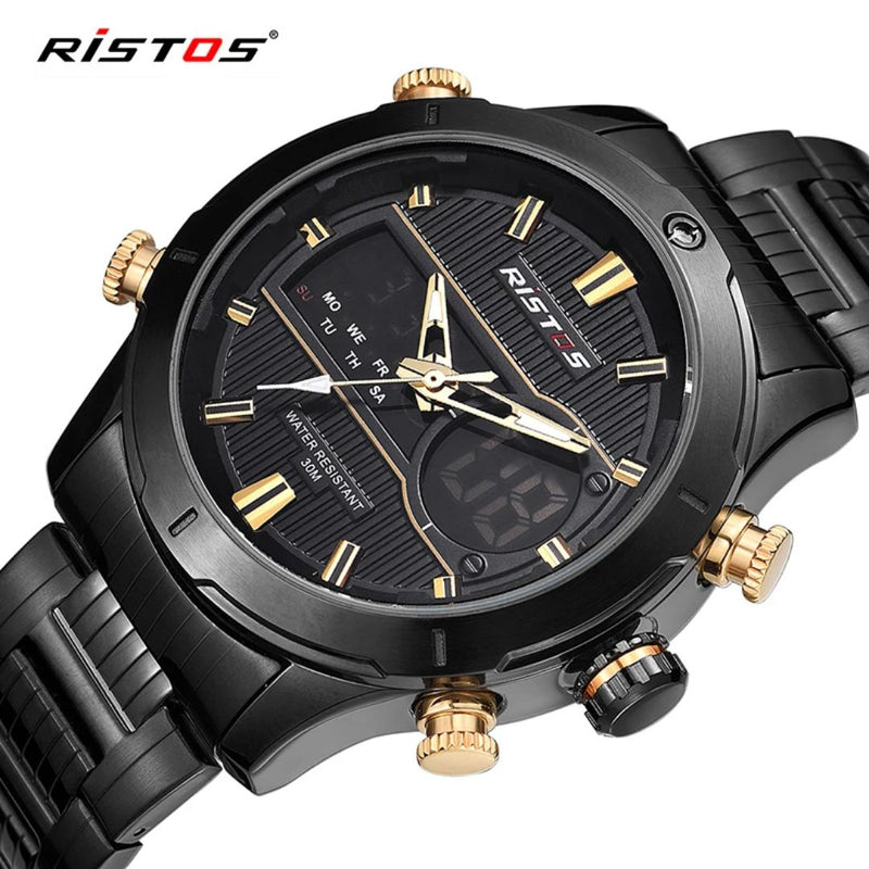 Reloj RISTOS 9360G Caballero Plateado - Elegante