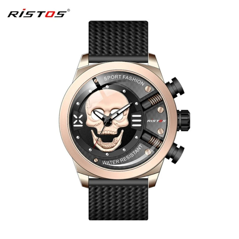 Reloj RISTOS 9439G Caballero Calabera - Cobrizo