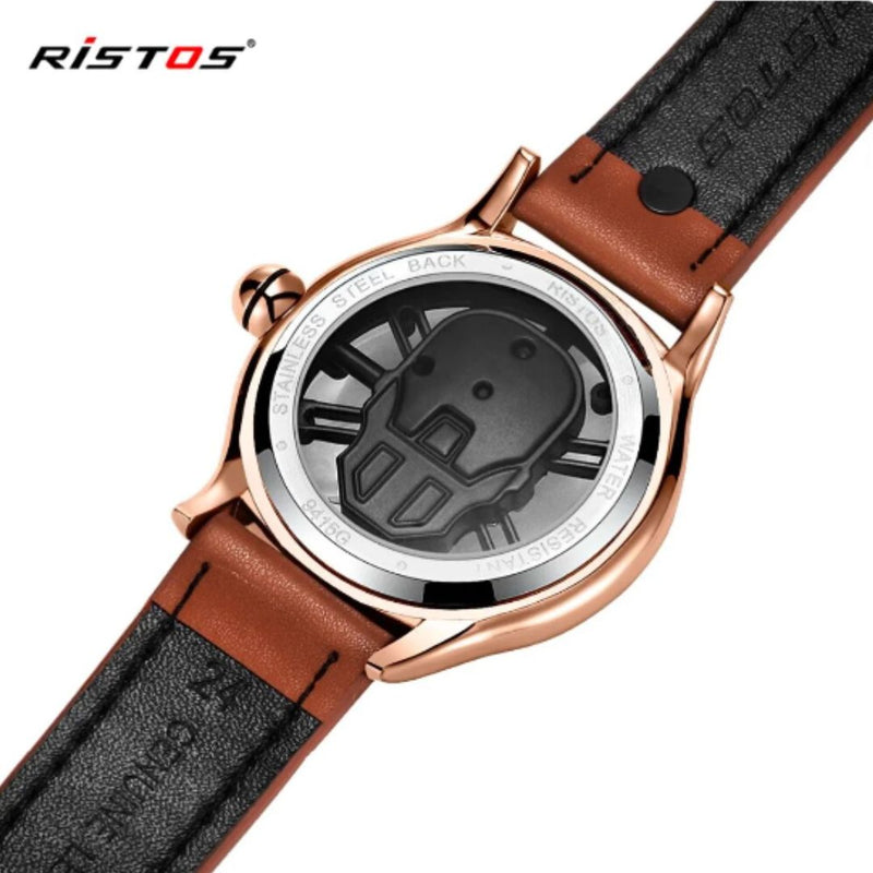 Reloj RISTOS 9415G Caballero Calabera - Gris