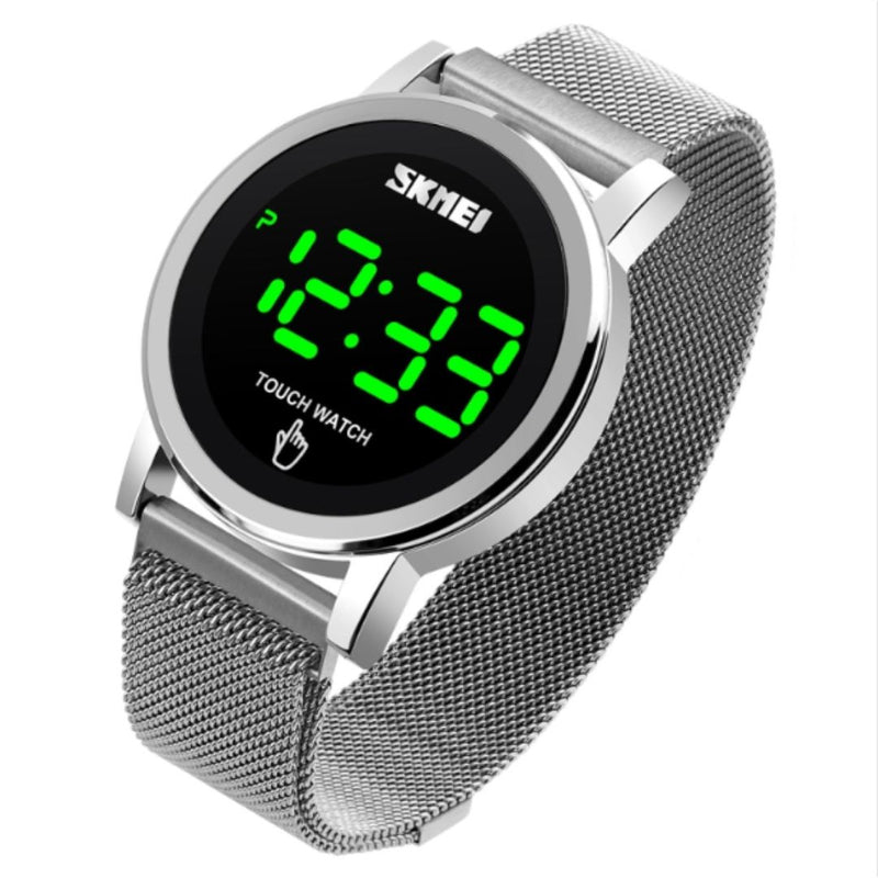 Reloj SKMEI Modelo 1668 Plateado Unisex Original y Deportivo