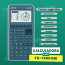 Calculadora científica fx-7400GIII Profesional