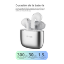 Audífonos Inalambricos G-Tide H11 – Plateados
