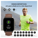 Reloj Inteligente G-TIDE S5 Pro Pantalla AMOLED – Café