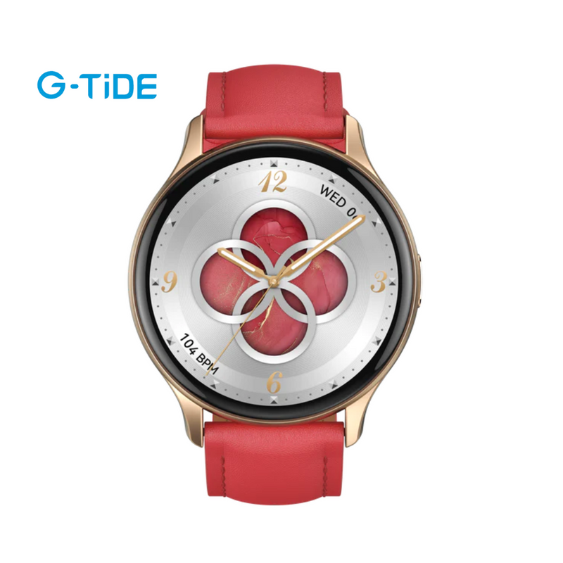 Reloj Inteligente G-TIDE R5 Pantalla AMOLED – Rojo
