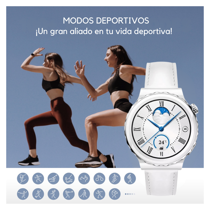 Reloj Inteligente G-TIDE Modelo Anita - Blanco