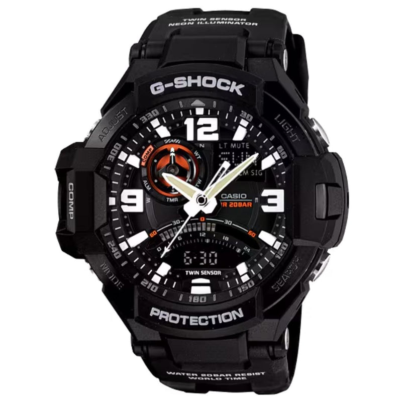 Reloj Casio G-SHOCK Modelo GA-1000-1A Diseño Deportivo