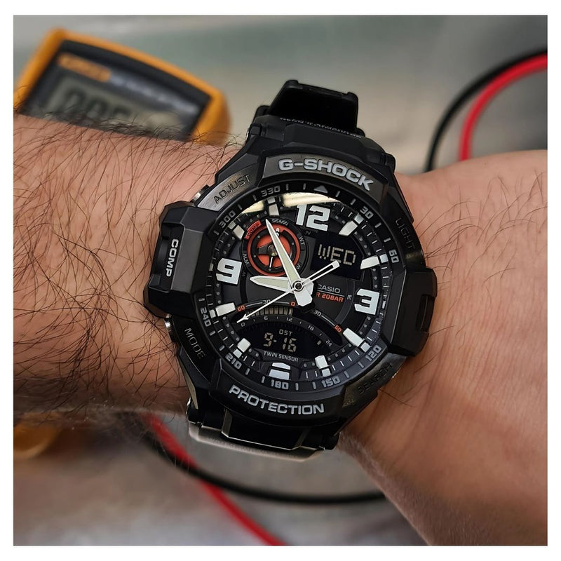 Reloj Casio G-SHOCK Modelo GA-1000-1A Diseño Deportivo