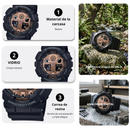 Reloj Casio G-SHOCK GA-100MMC-1A Diseño Deportivo
