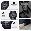 Reloj Casio GA-110RL-1A Diseño Deportivo