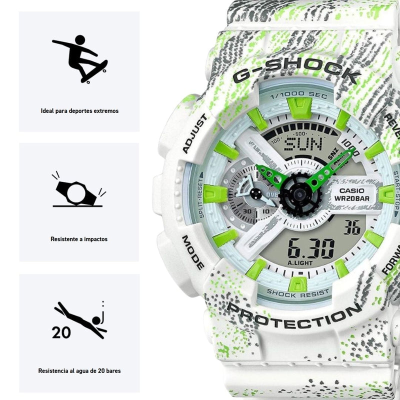 Reloj G-SHOCK Modelo GA-110TX-7A Resistente a Impactos