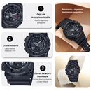 Reloj Casio G-SHOCK GA-140-1A1 Diseño Deportivo
