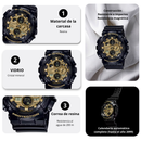 Reloj Casio G-SHOCK Modelo GA-140GB-1A1 Diseño Deportivo