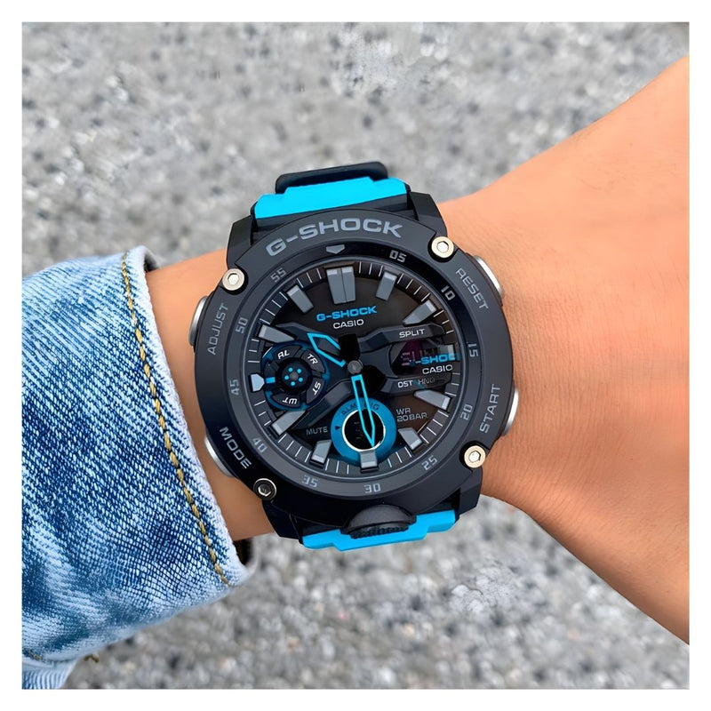 Reloj Casio G-SHOCK GA-2000-1A2 Diseño Deportivo