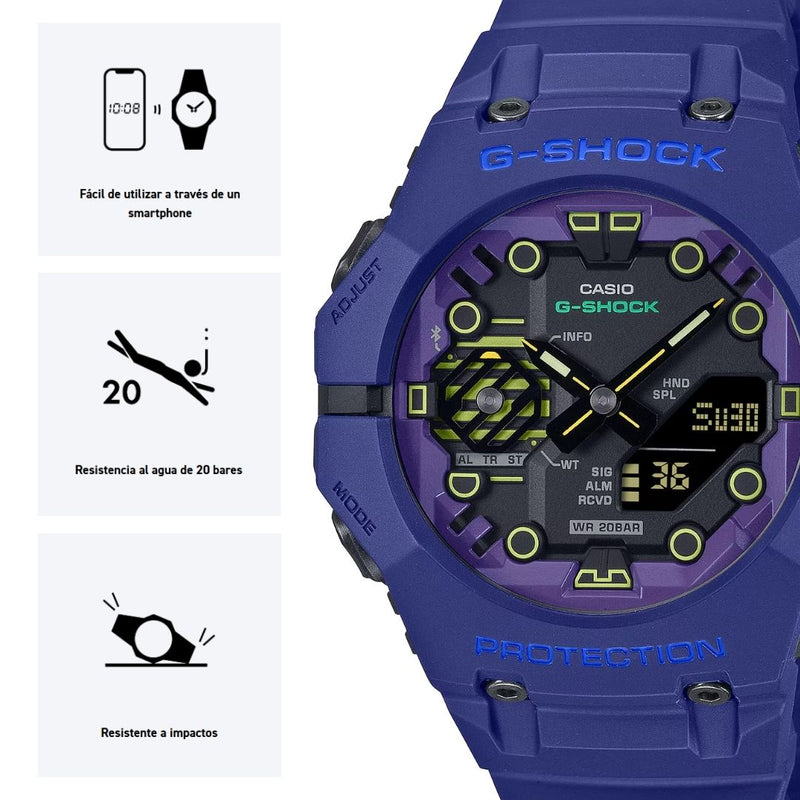 Reloj Casio G-SHOCK GA-B001CBR-2A Diseño Deportivo