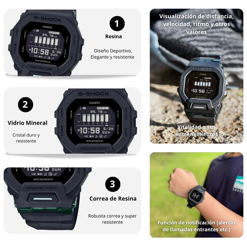 Reloj Casio G-SHOCK GBD-200UU-1D Diseño Deportivo