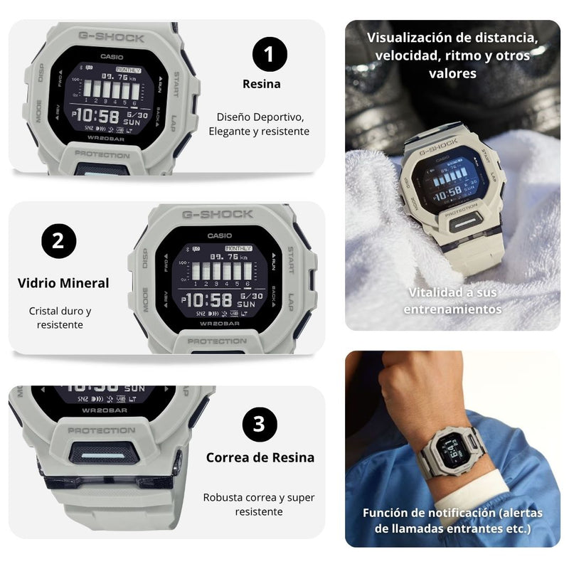 Reloj Casio G-SHOCK GBD-200UU-9D Diseño Deportivo