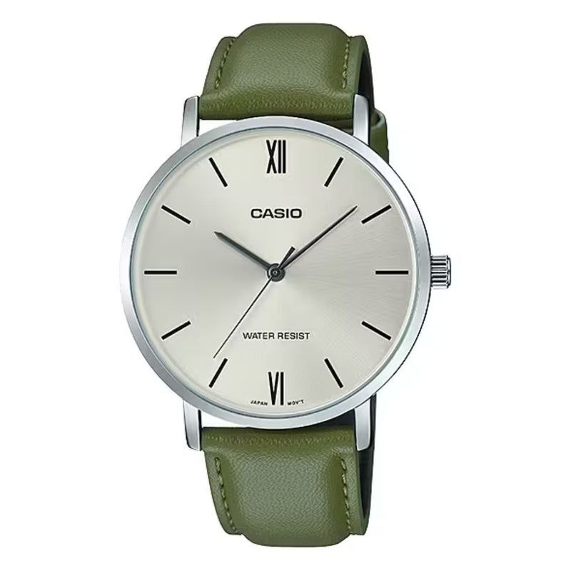 Reloj Casio Para Caballero Referencia MTP-VT01L-3B Diseño Elegante