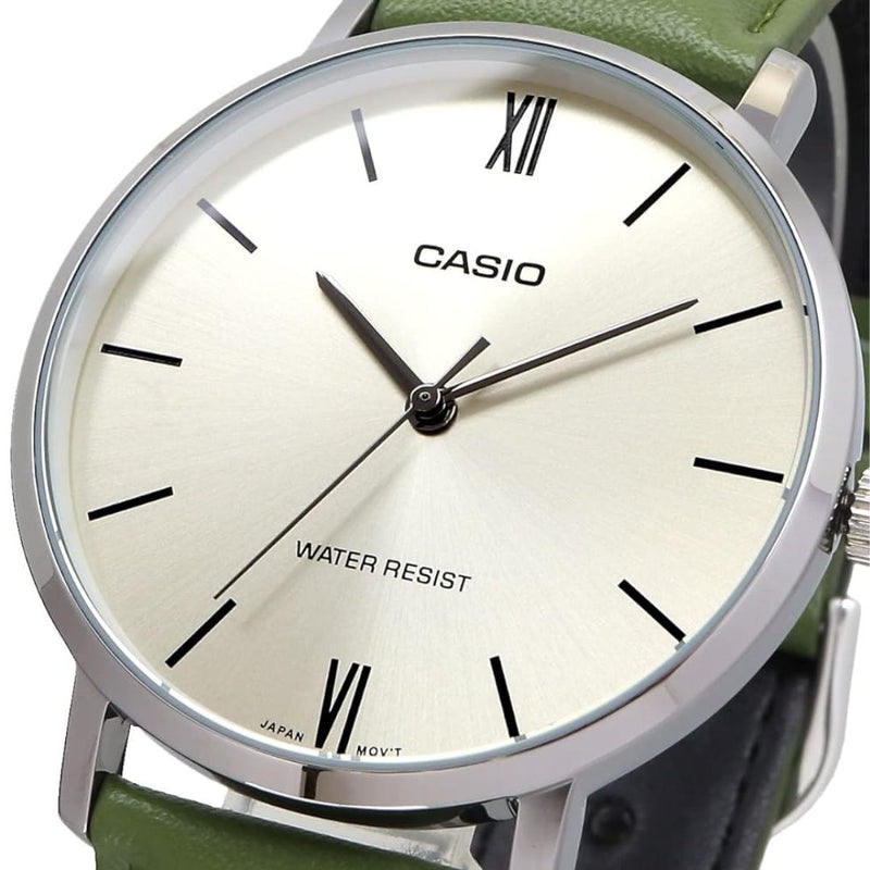 Reloj Casio Para Caballero Referencia MTP-VT01L-3B Diseño Elegante