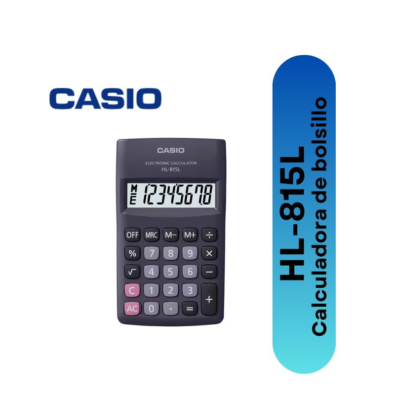 Calculadora Casio De viaje HL-815L