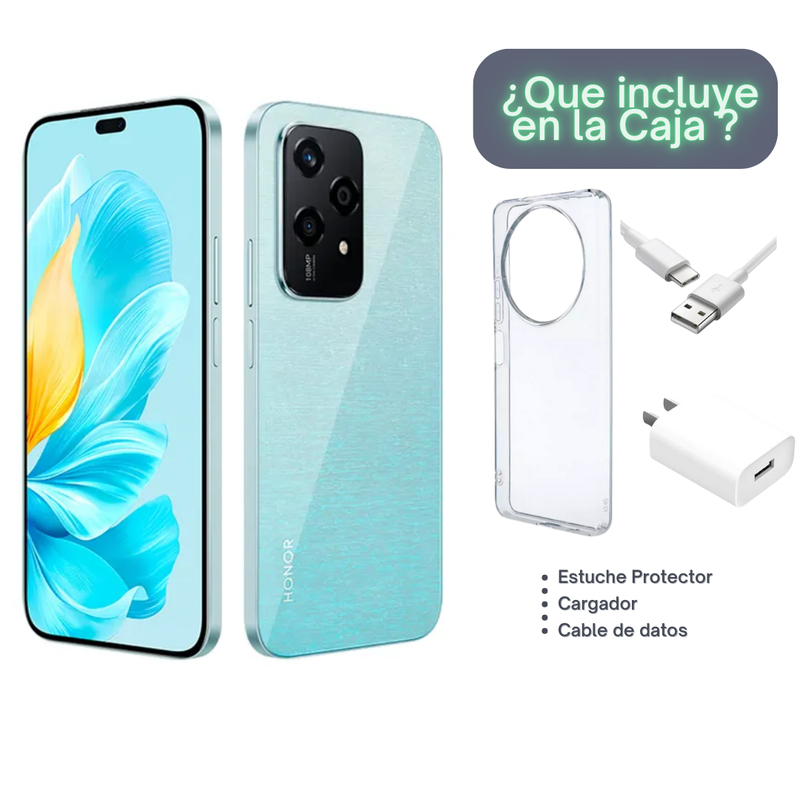 Celular HONOR 200 Lite 256GB 5G - Azul estelar