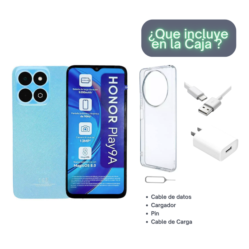 Celular HONOR Play 9A 64GB 4GB RAM -Azul