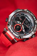 Reloj LIMITED 8069 Deportivo Cronógrafo - Rojo