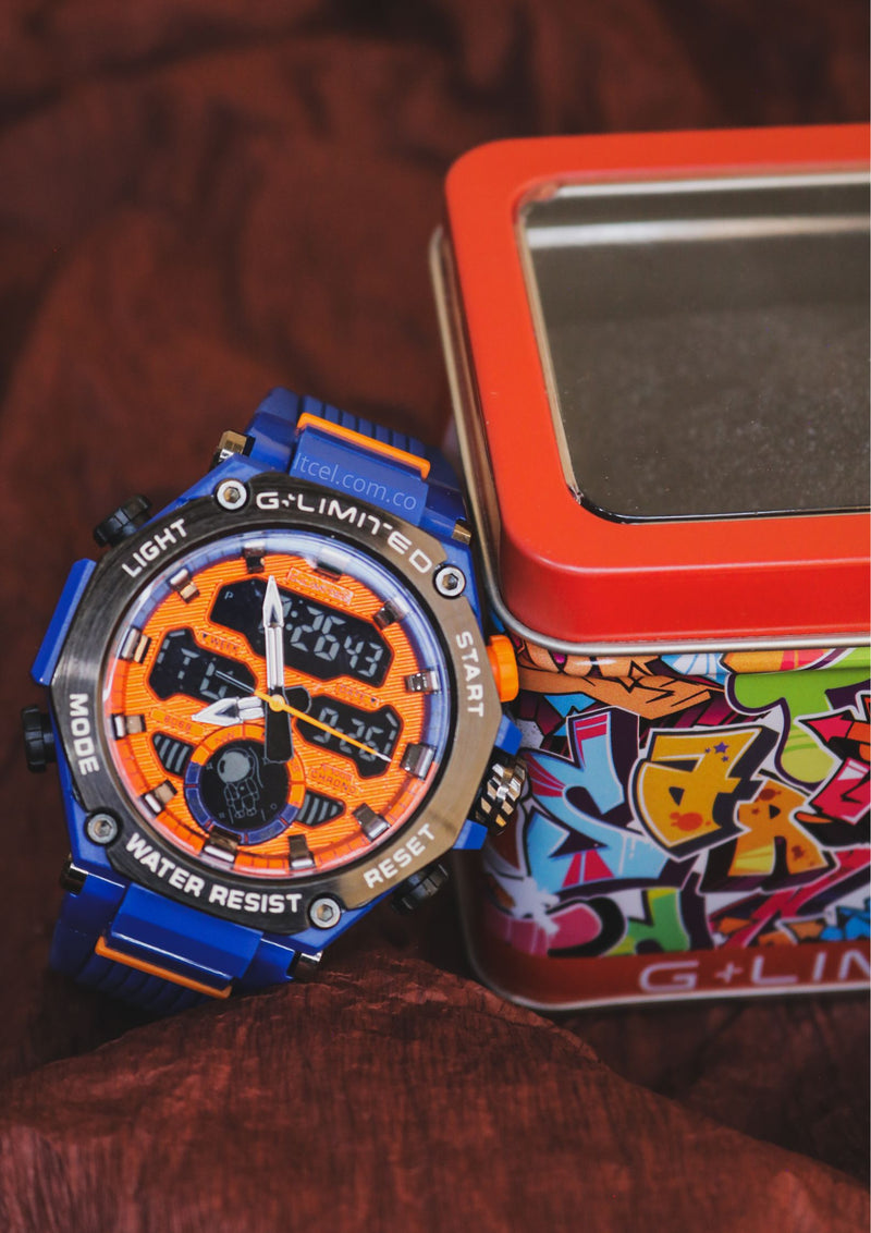 Reloj LIMITED 8069 Deportivo Cronógrafo - Azul