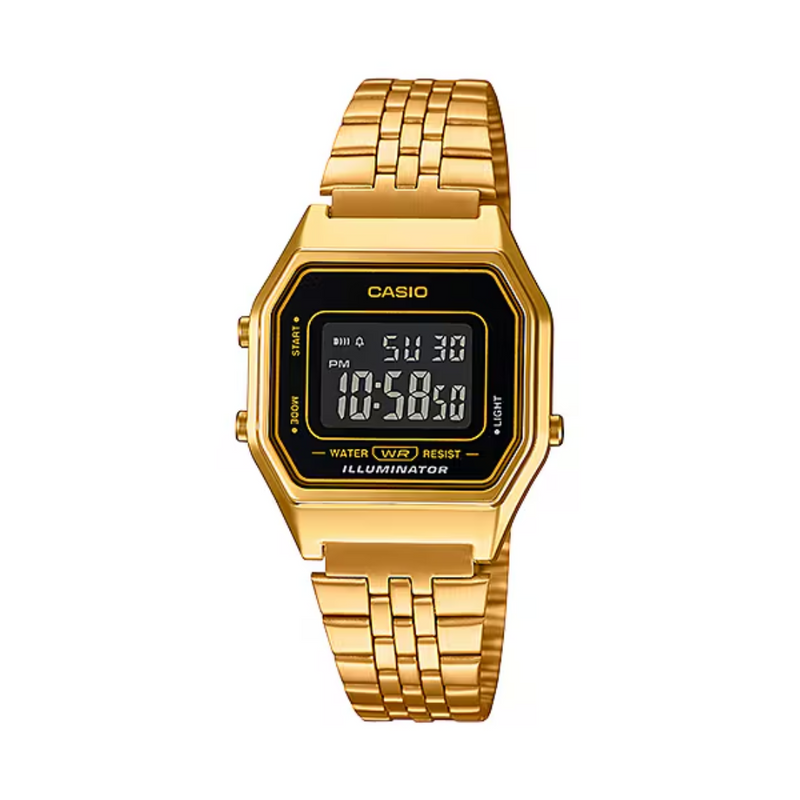 Reloj Casio Modelo LA680WGA-1B Diseño clásico