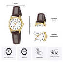 Reloj Casio Dama LTP-1094Q-7B5 Diseño Elegante