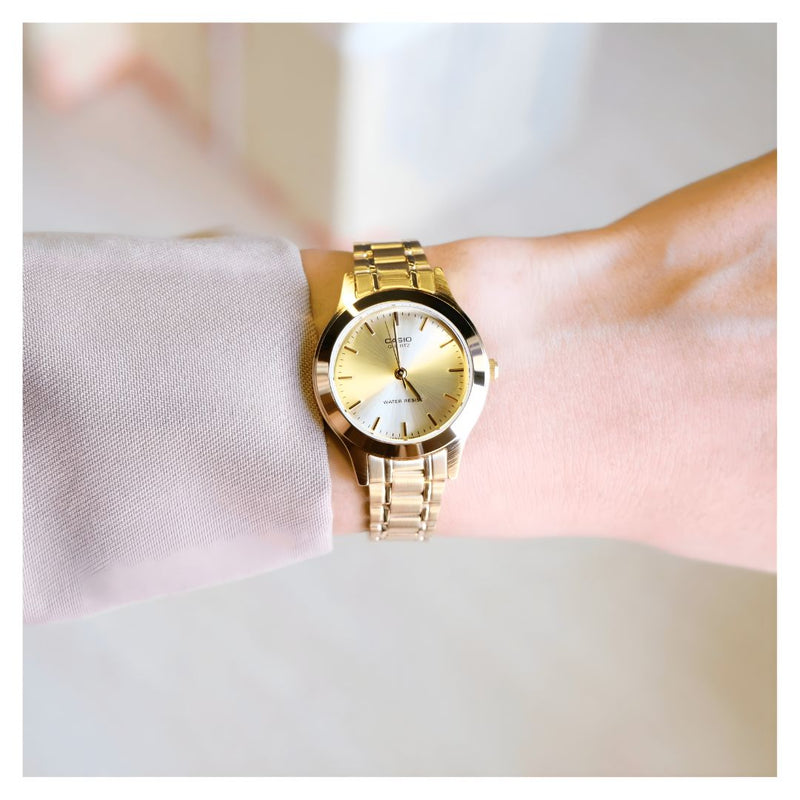 Reloj Casio Modelo LTP-1128N-9A Diseño Elegante