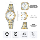 Reloj Casio Modelo LTP-1129G-7B Para Dama Diseño Elegante