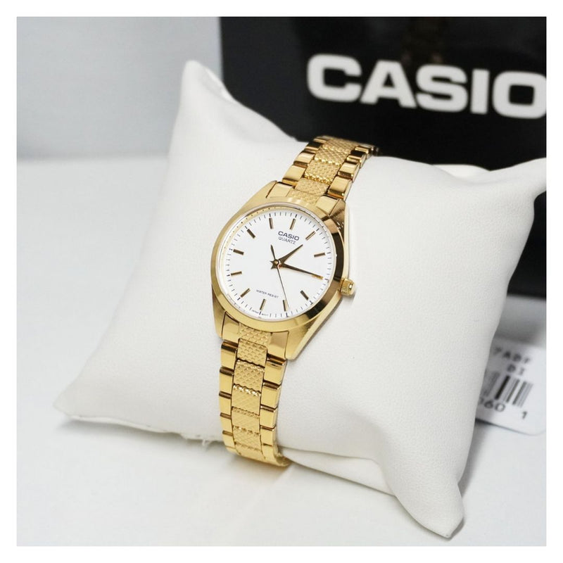 Reloj Casio Modelo LTP-1274G-7A Diseño Elegante