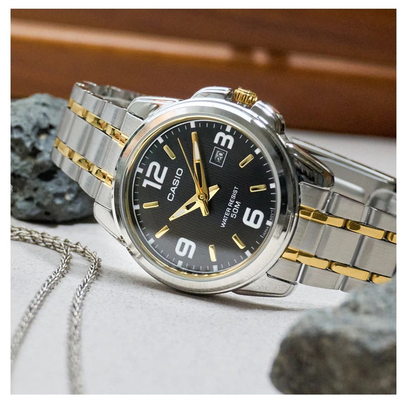 Reloj Casio Modelo  LTP-1314SG-1A Diseño Elegante