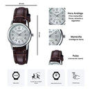 Reloj Casio Referencia LTP-V002L-7B2 Diseño Elegante