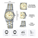 Reloj Casio LTP-V006SG-9B Diseño Sencillo