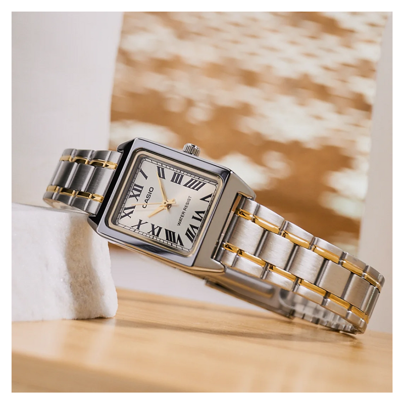 Reloj Casio Modelo LTP-V007SG-9B Diseño Elegante