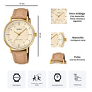 Reloj Casio LTP-VT03GL-4B Diseño Elegante