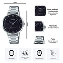 Reloj Casio LTP-VT04D-1A Diseño Deportivo