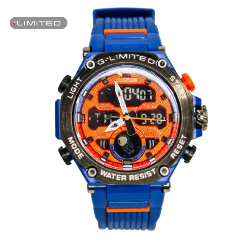 Reloj LIMITED 8069 Deportivo Cronógrafo - Azul