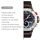 Reloj LIMITED 8069 Deportivo Cronógrafo - Negro