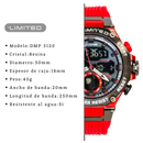Reloj LIMITED 8069 Deportivo Cronógrafo - Rojo